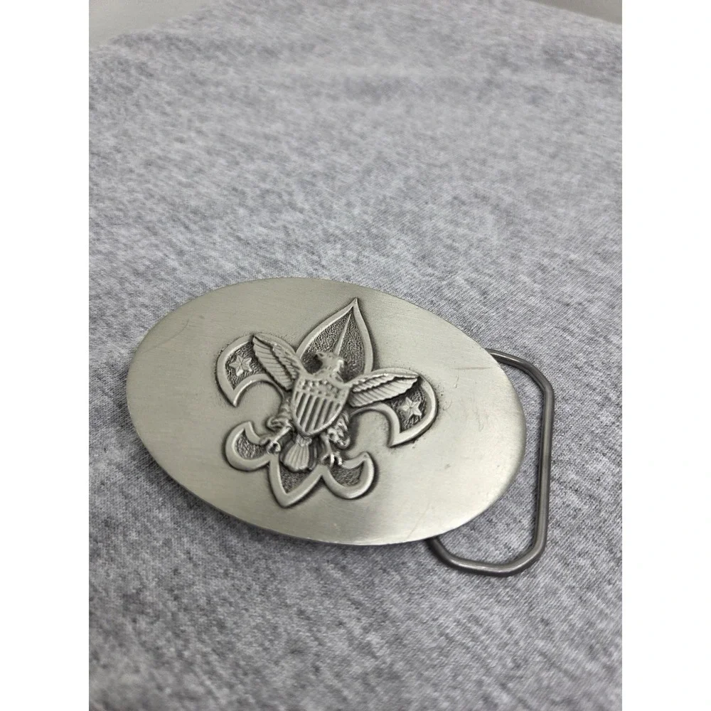Vintage Boy Scouts of America Fine Pewter Eagle Belt Buckle